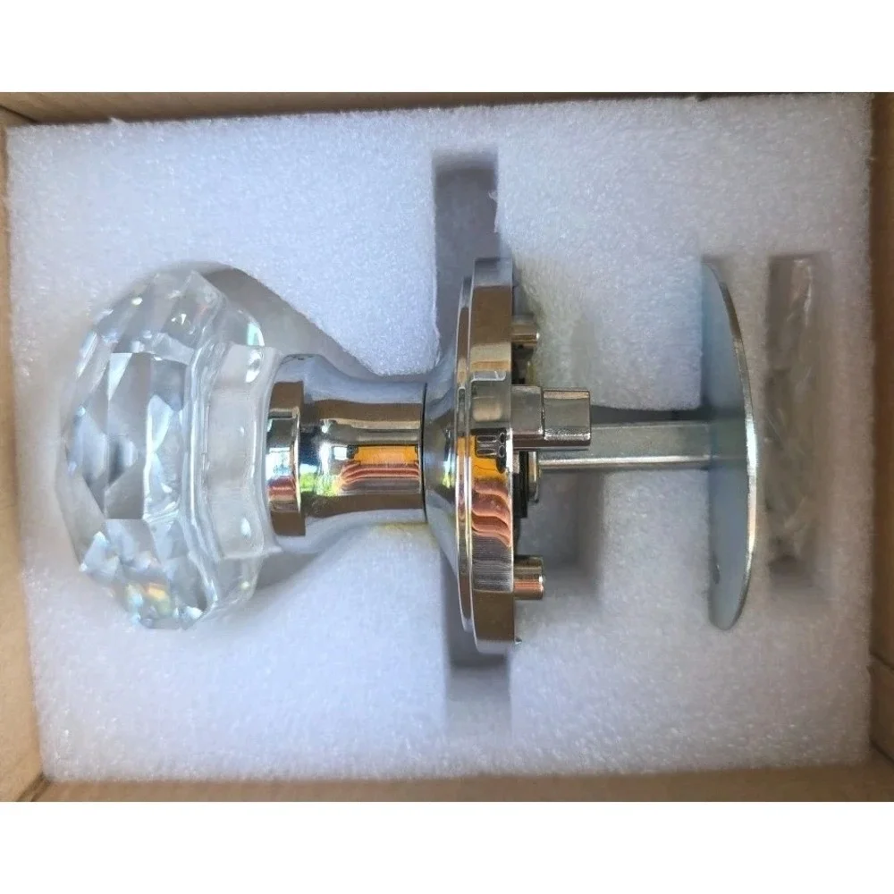 NEW‎ Decorative Single Dummy Crystal Door Knob Interior